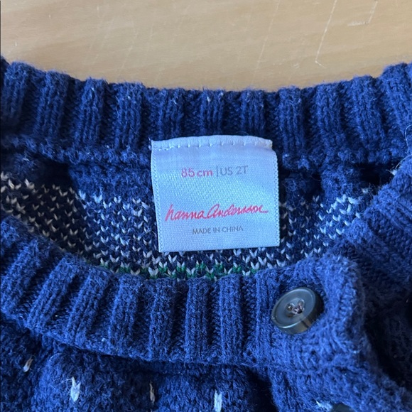 Sweater Dress with Tree Pattern - Picture 2 of 2